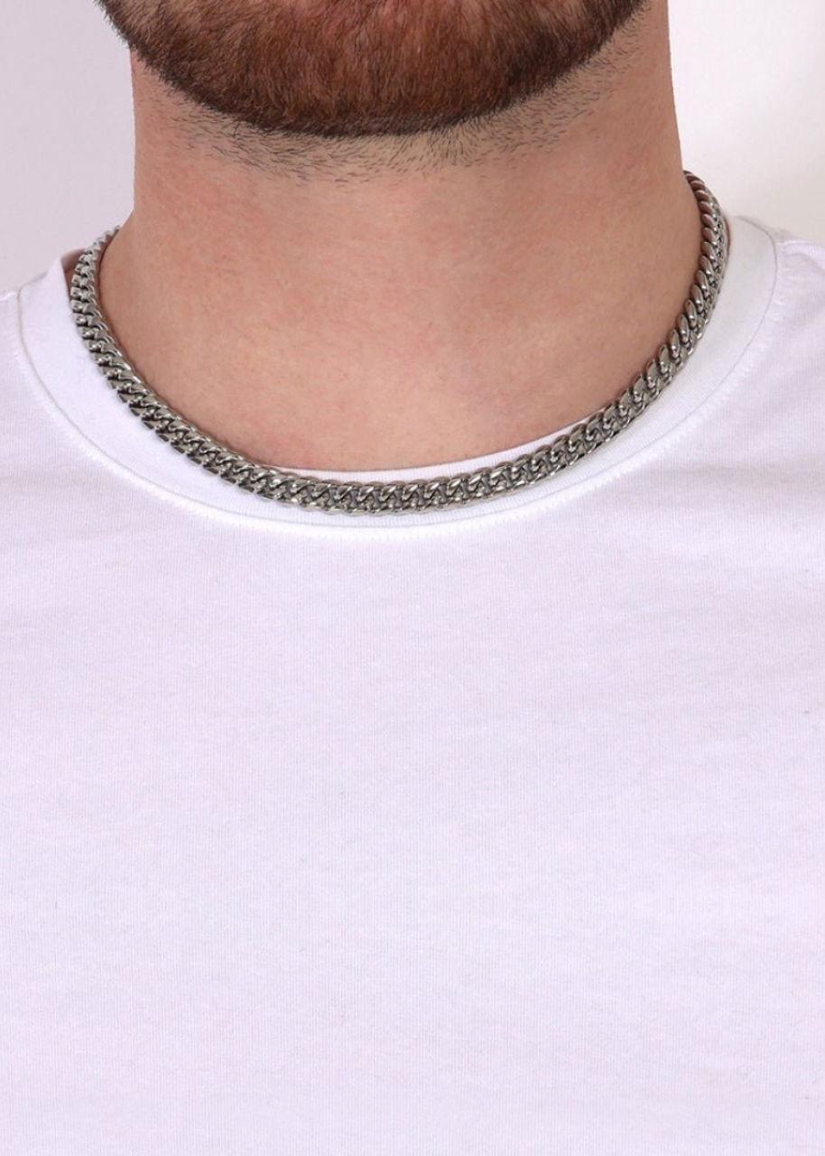 Havana Chain. - (Silver) 8MM